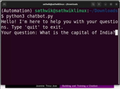 Building and Training a Chatbot - thumb